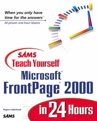 Book cover for Sams Teach Yourself Microsoft FrontPage 2000 in 24 Hours
