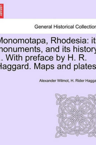 Cover of Monomotapa, Rhodesia