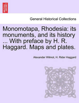 Book cover for Monomotapa, Rhodesia