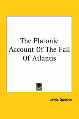 Cover of The Platonic Account of the Fall of Atlantis