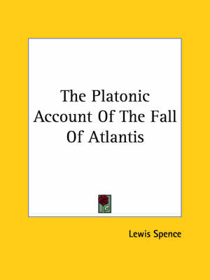 Book cover for The Platonic Account of the Fall of Atlantis