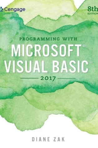 Cover of Mindtap Programming, 1 Term (6 Months) Printed Access Card for Zak's Programming with Microsoft Visual Basic 2017, 8th