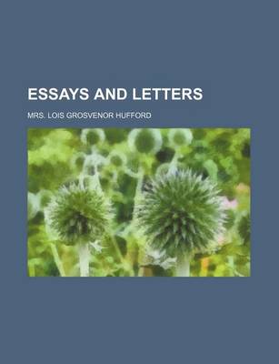 Book cover for Essays and Letters