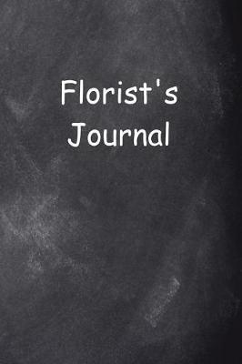 Cover of Florist's Journal Chalkboard Design