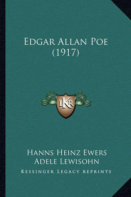 Book cover for Edgar Allan Poe (1917) Edgar Allan Poe (1917)