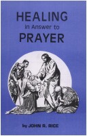 Book cover for Healing in Answer to Prayer