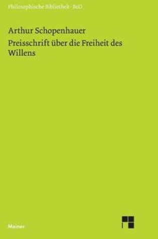 Cover of Preisschrift Uber Die Freiheit Des Willens: -
