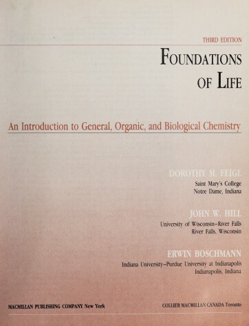 Book cover for Foundations of Life