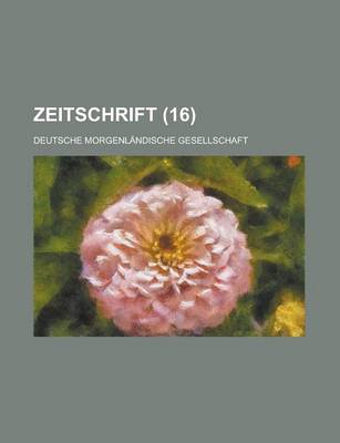 Book cover for Zeitschrift (16)