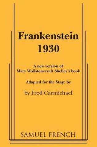 Cover of Frankenstein 1930
