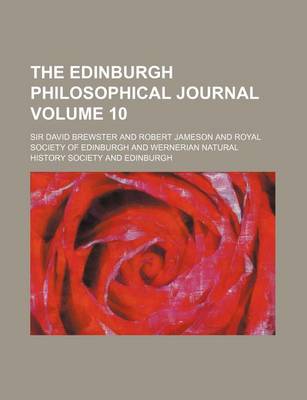 Book cover for The Edinburgh Philosophical Journal Volume 10