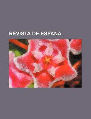 Book cover for Revista de Espana.