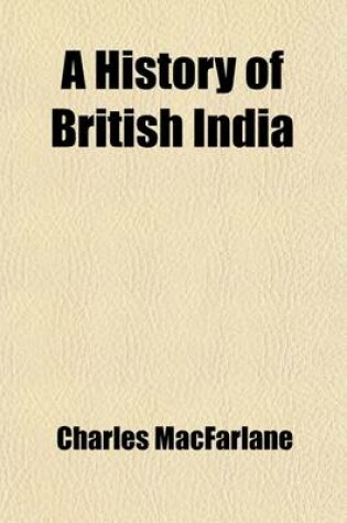 Cover of A History of British India