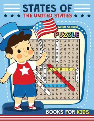 Book cover for States of the United States Word Search Puzzle