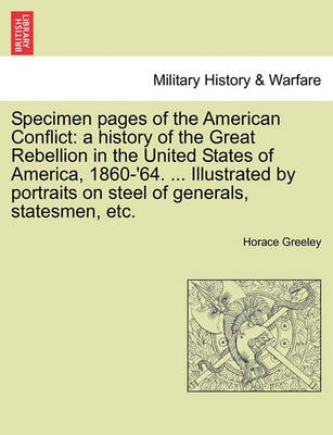 Book cover for Specimen Pages of the American Conflict