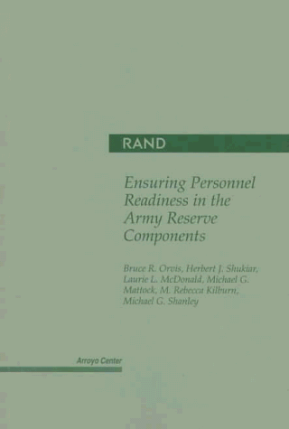 Book cover for Ensuring Personnel Readiness in the Army Reserve Components