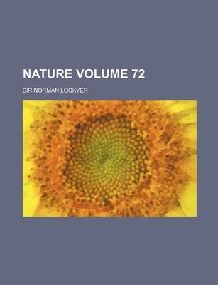 Book cover for Nature Volume 72