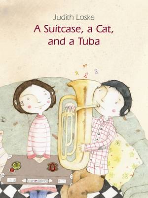 Book cover for A Suitcase, a Cat and a Tuba