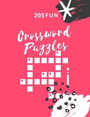 Book cover for 205 Fun Crossword Puzzles