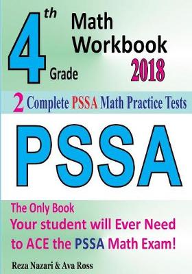 Book cover for 4th Grade PSSA Math Workbook 2018
