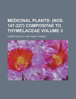 Book cover for Medicinal Plants Volume 3