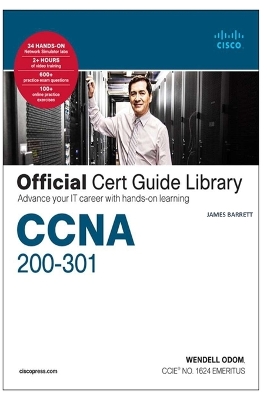 Book cover for CCNA 200-301 Official Cert Guide Library