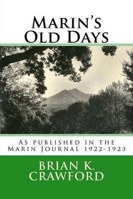 Book cover for Marin's Old Days