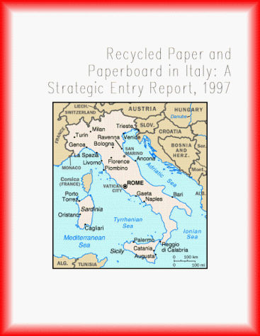 Book cover for Recycled Paper and Paperboard in Italy