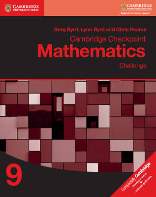 Book cover for Cambridge Checkpoint Mathematics Challenge Workbook 9