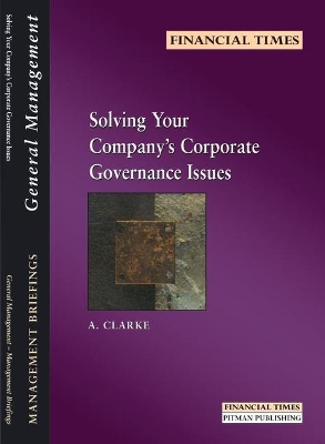 Book cover for Solving Your Company's Corporate Governance Issues