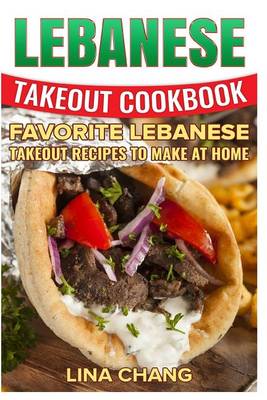 Book cover for Lebanese Takeout Cookbook - Black and White Edition