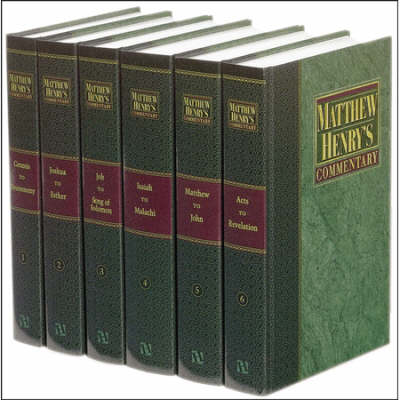 Book cover for Matthew Henry's Commentary on the Whole Bible