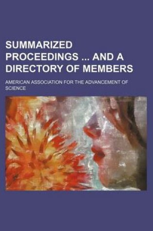 Cover of Summarized Proceedings and a Directory of Members (Volume 17)