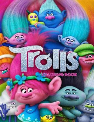 Book cover for Trolls Coloring Book