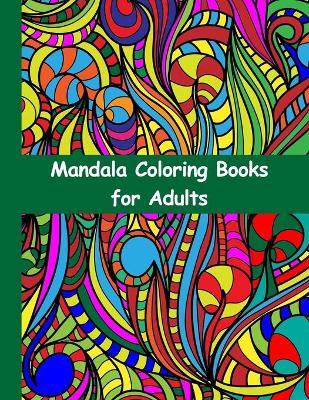 Book cover for Mandala coloring books for adults