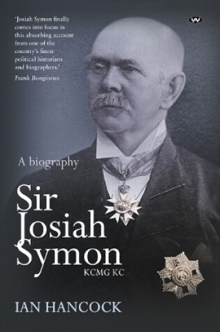 Cover of Sir Josiah Symon KCMG KC