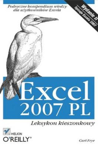 Cover of Excel 2007 Pl. Leksykon Kieszonkowy. Wydanie II