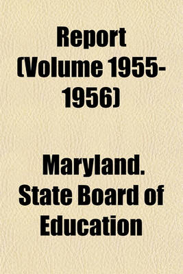 Book cover for Report (Volume 1955-1956)