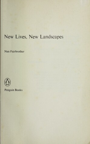 Book cover for New Lives, New Landscapes