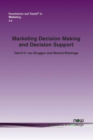 Cover of Marketing Decision Making and Decision Support