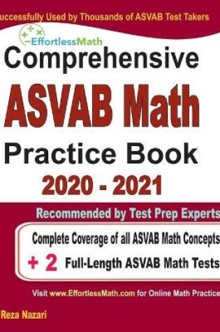 Cover of Comprehensive ASVAB Math Practice Book 2020 - 2021