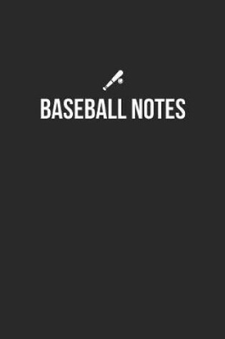 Cover of Baseball Notebook - Baseball Diary - Baseball Journal - Gift for Baseball Player