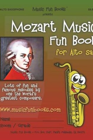 Cover of Mozart Music Fun Book for Alto Sax