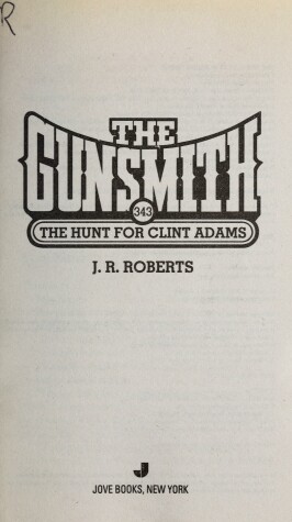 Book cover for The Hunt for Clint Adams