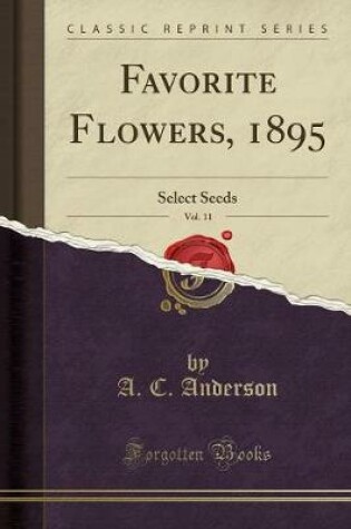 Cover of Favorite Flowers, 1895, Vol. 11