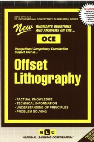 Cover of OFFSET LITHOGRAPHY