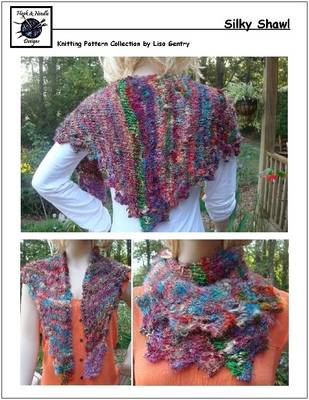 Book cover for Silky Shawl - Knitting Pattern