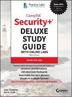 Book cover for CompTIA Security+ Deluxe Study Guide with Online Labs