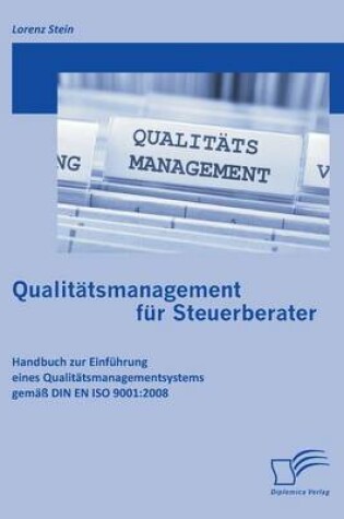 Cover of Qualitätsmanagement für Steuerberater