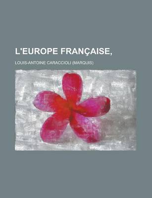 Book cover for L'Europe Francaise,